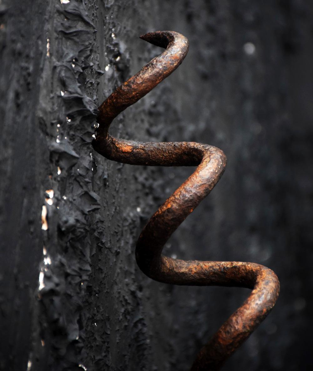 Mid-20th Century Folk-Art Oversized Corkscrew, circa 1940