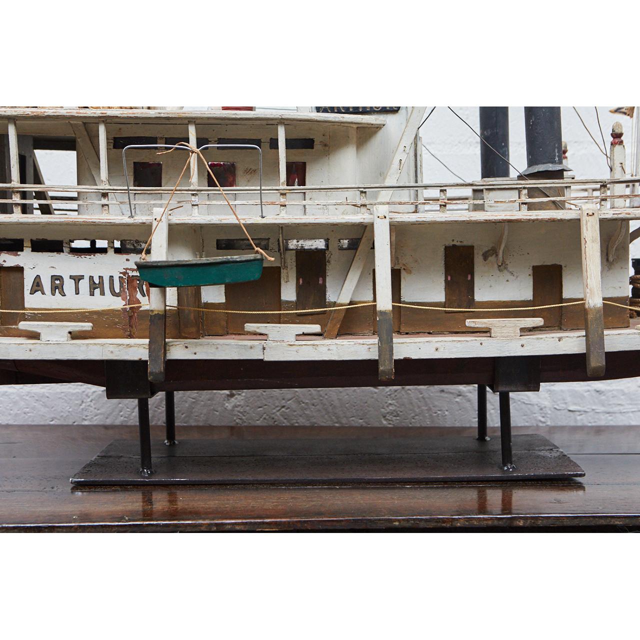 Folk Art Paddle Boat 'Arthur' of Paducah, KY For Sale 1