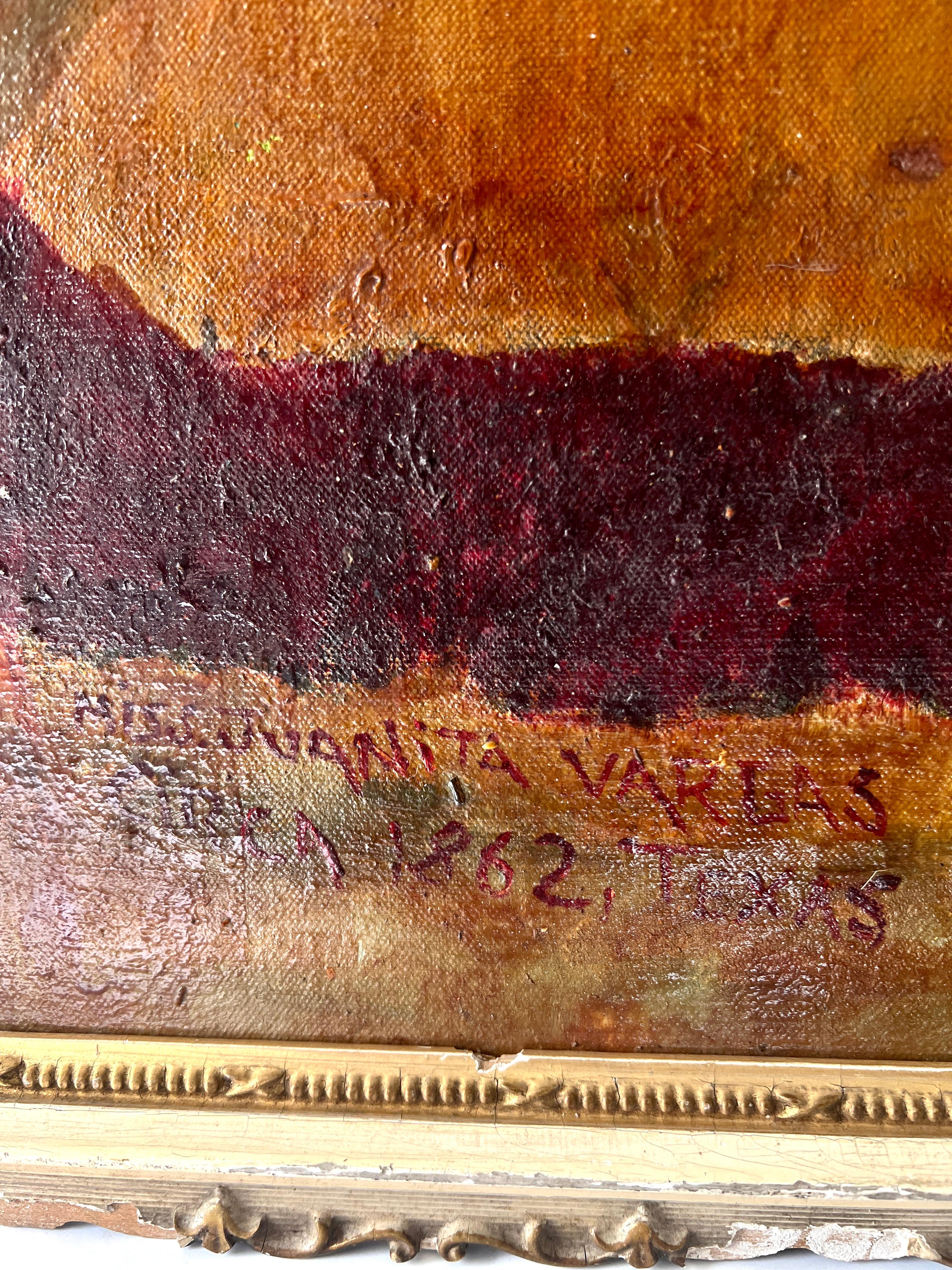 XX secolo Pittura folkloristica di un artista latino, Elias Telles in vendita
