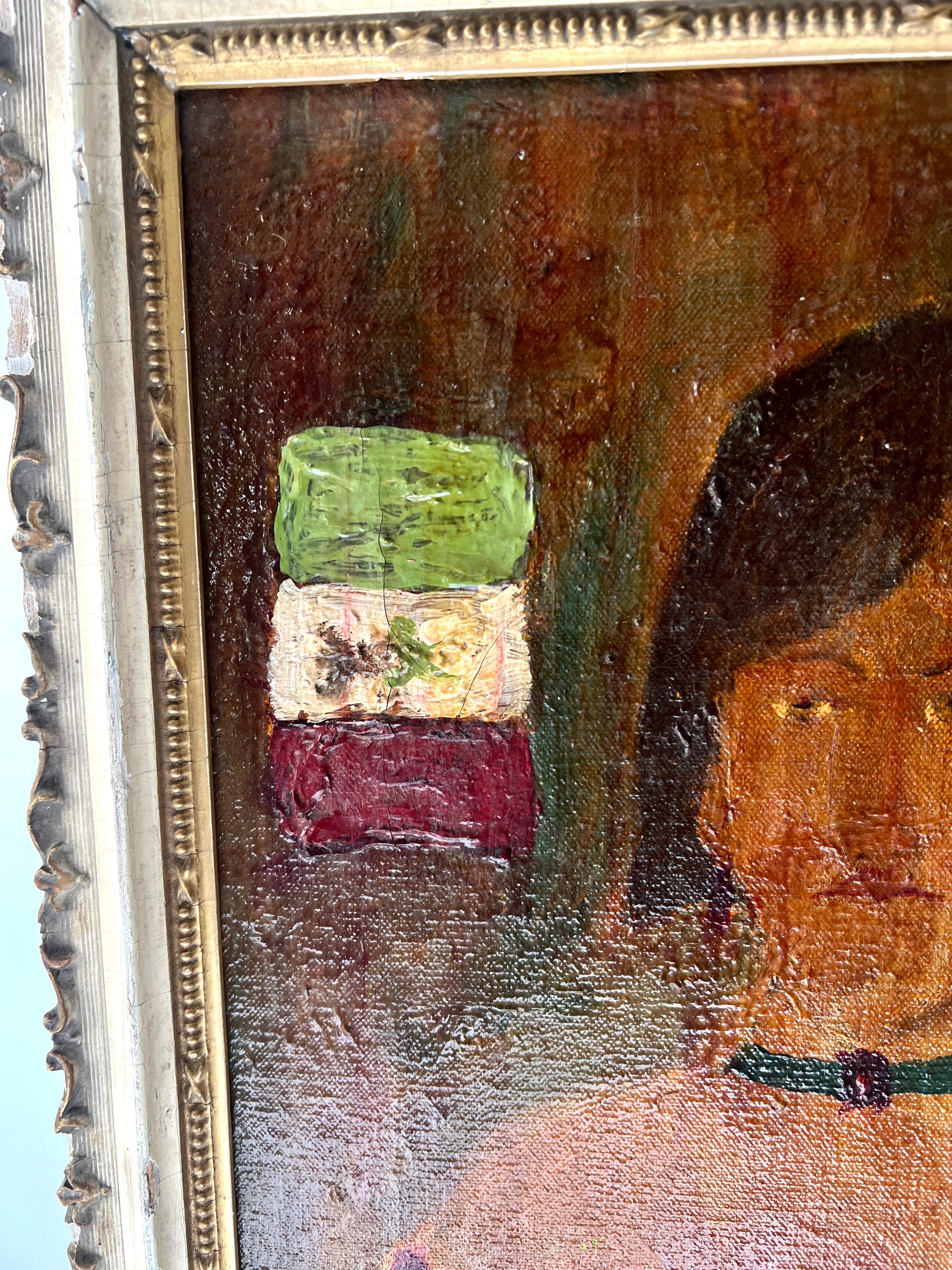 Pittura folkloristica di un artista latino, Elias Telles in vendita 1