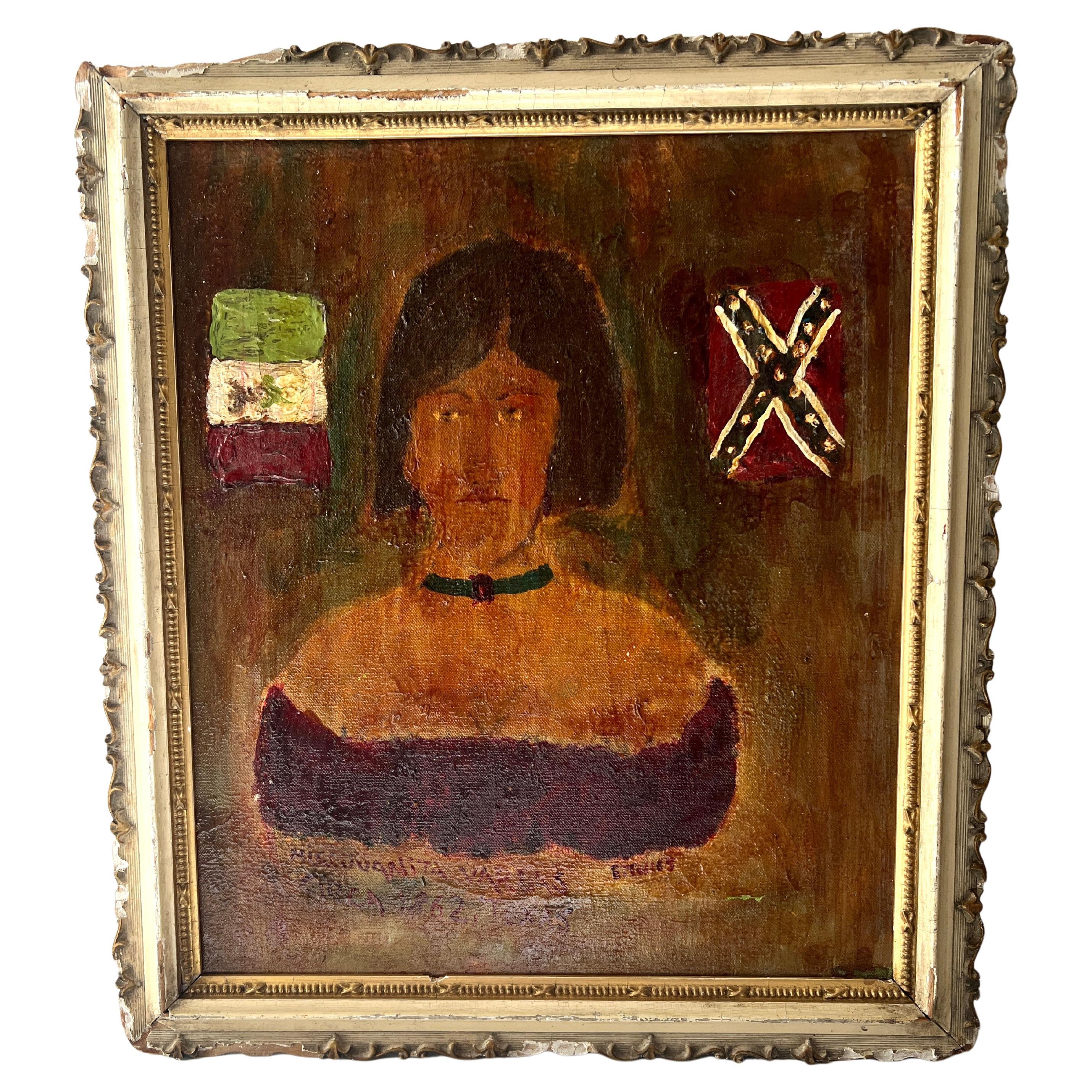 Pittura folkloristica di un artista latino, Elias Telles