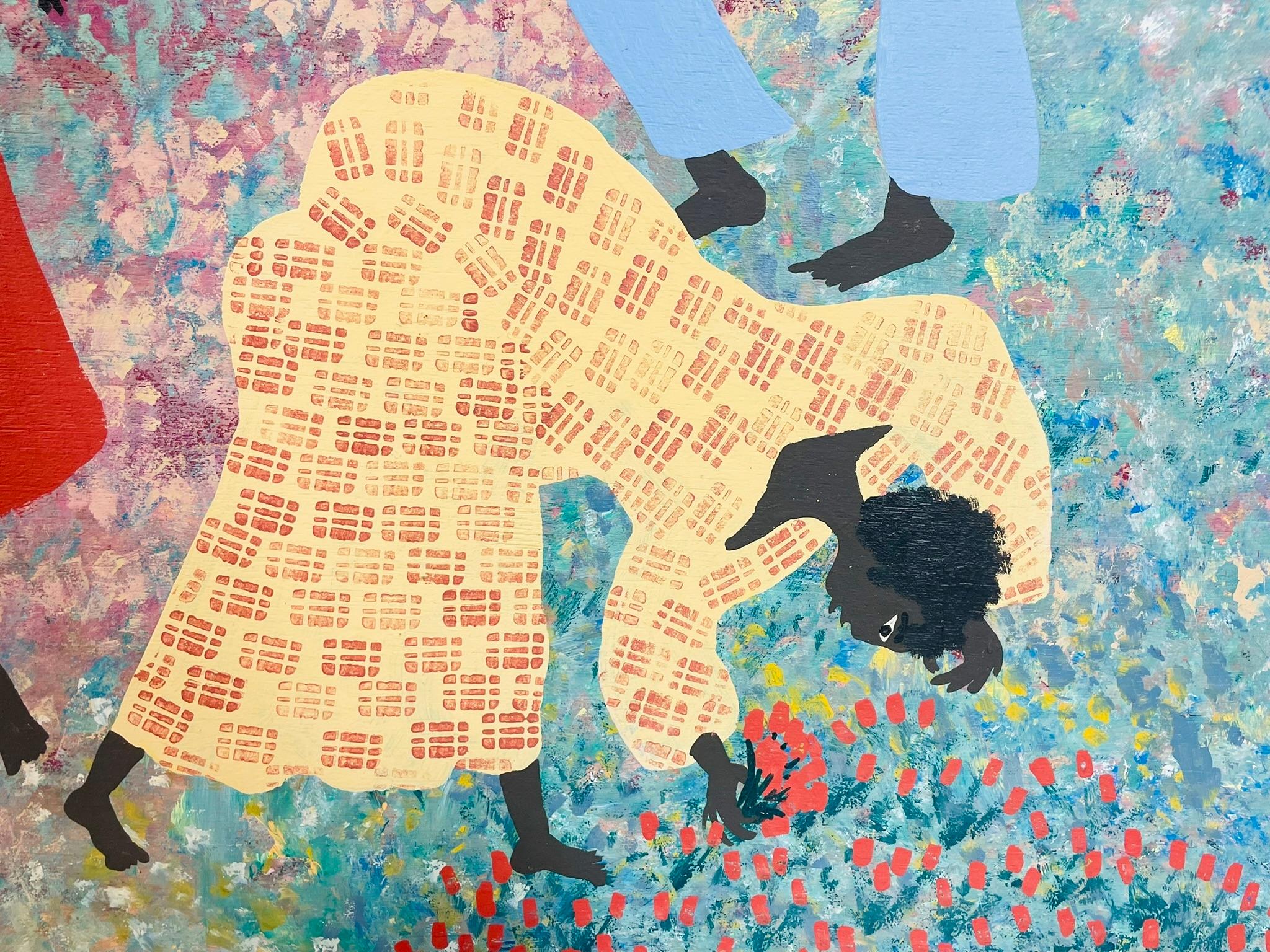 Folk Art Gemälde von Black Joe Jackson, Titel 