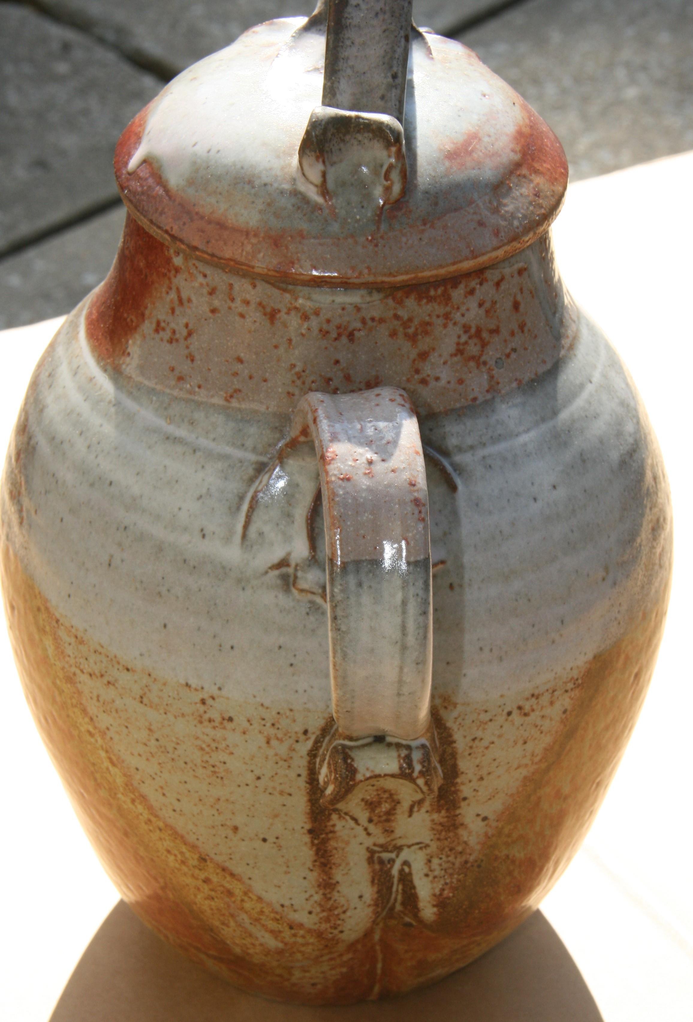 Folk Art Pottery Figural  Jug / Pitcher For Sale 8