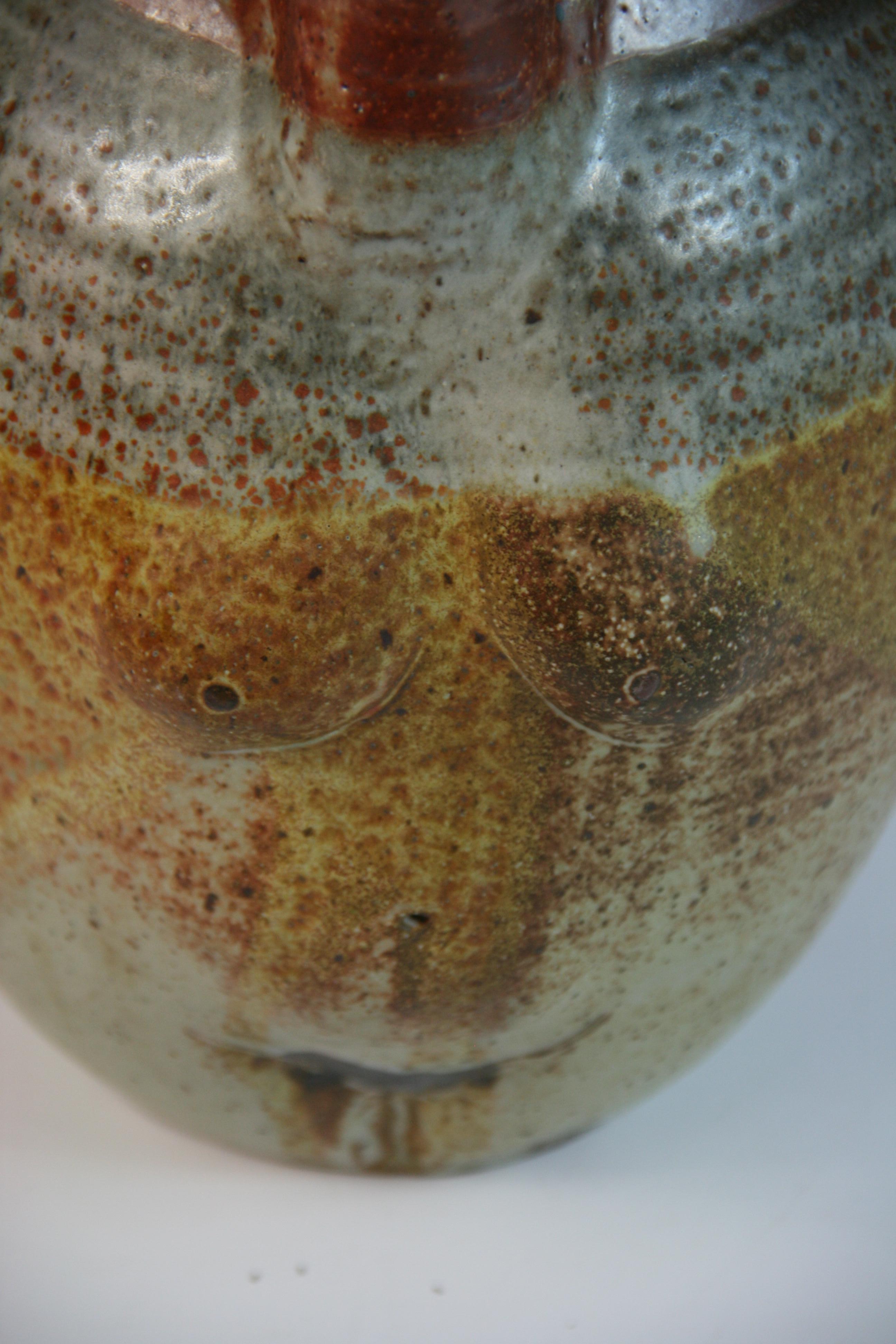 Terracotta Ceramica Folk Art Figurale  Caraffa / Brocca in vendita