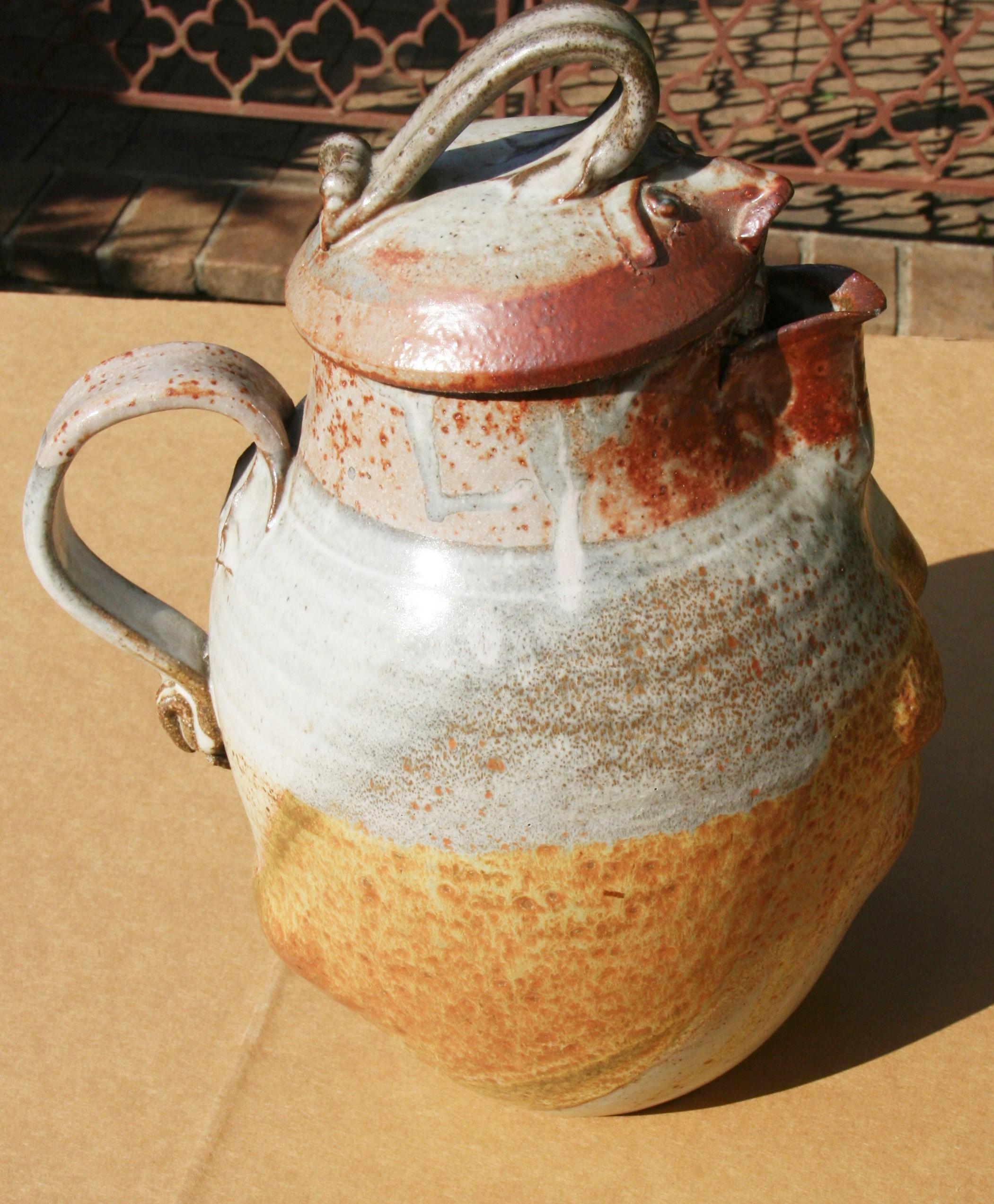 Folk Art Pottery Figural  Jug / Pitcher For Sale 2