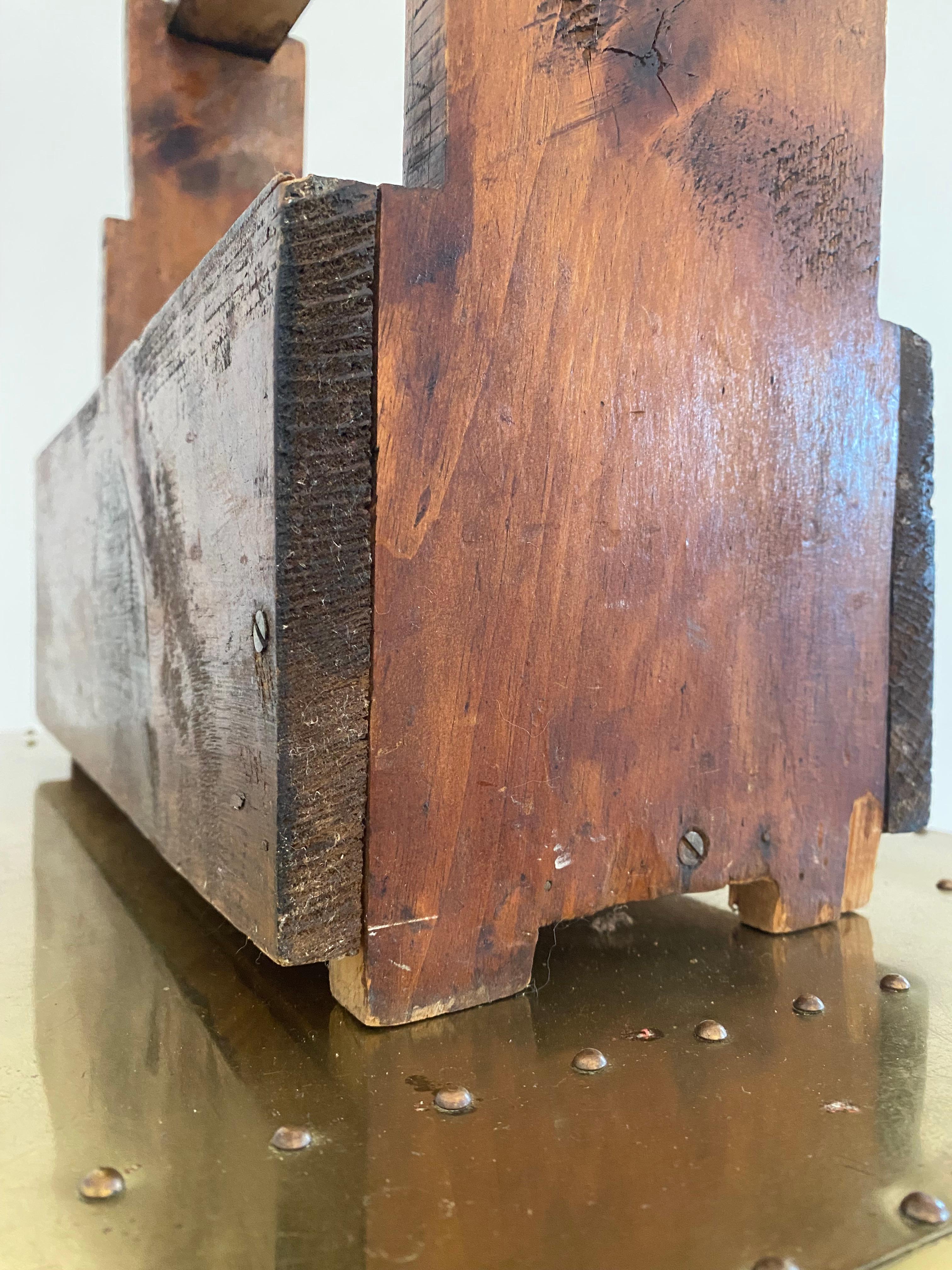 Folk Art Primitive Tool Caddy Display Box For Sale 11