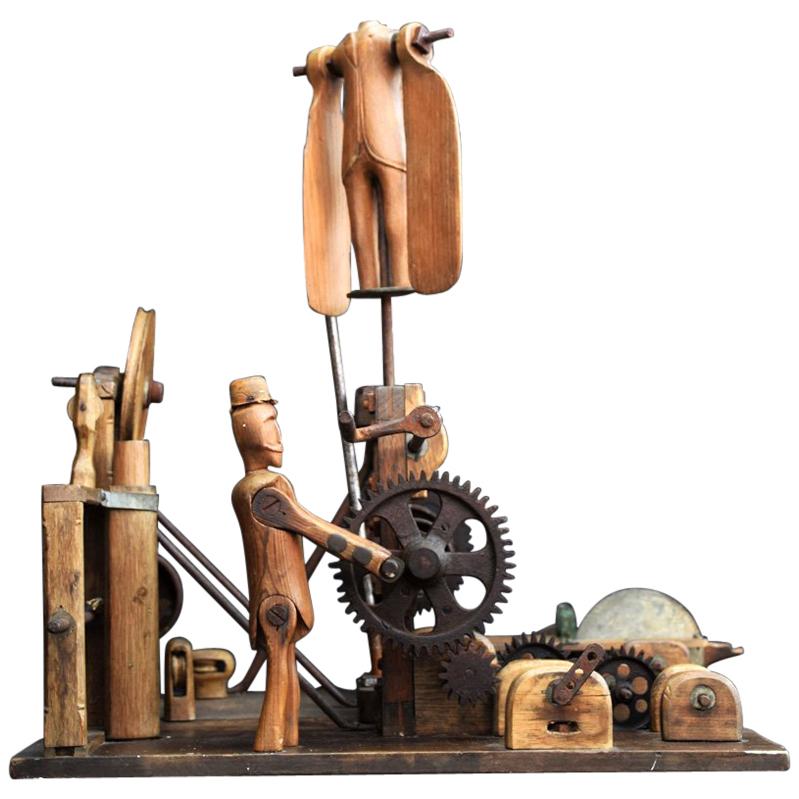 Folk Art Primitive Whirligig