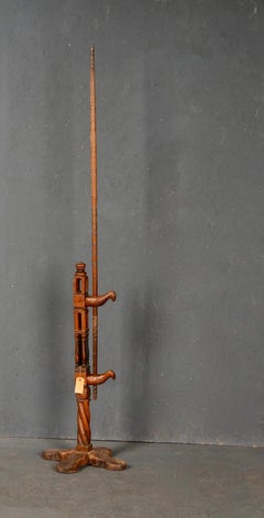 Folk art quenouille from Savoie les Arcs