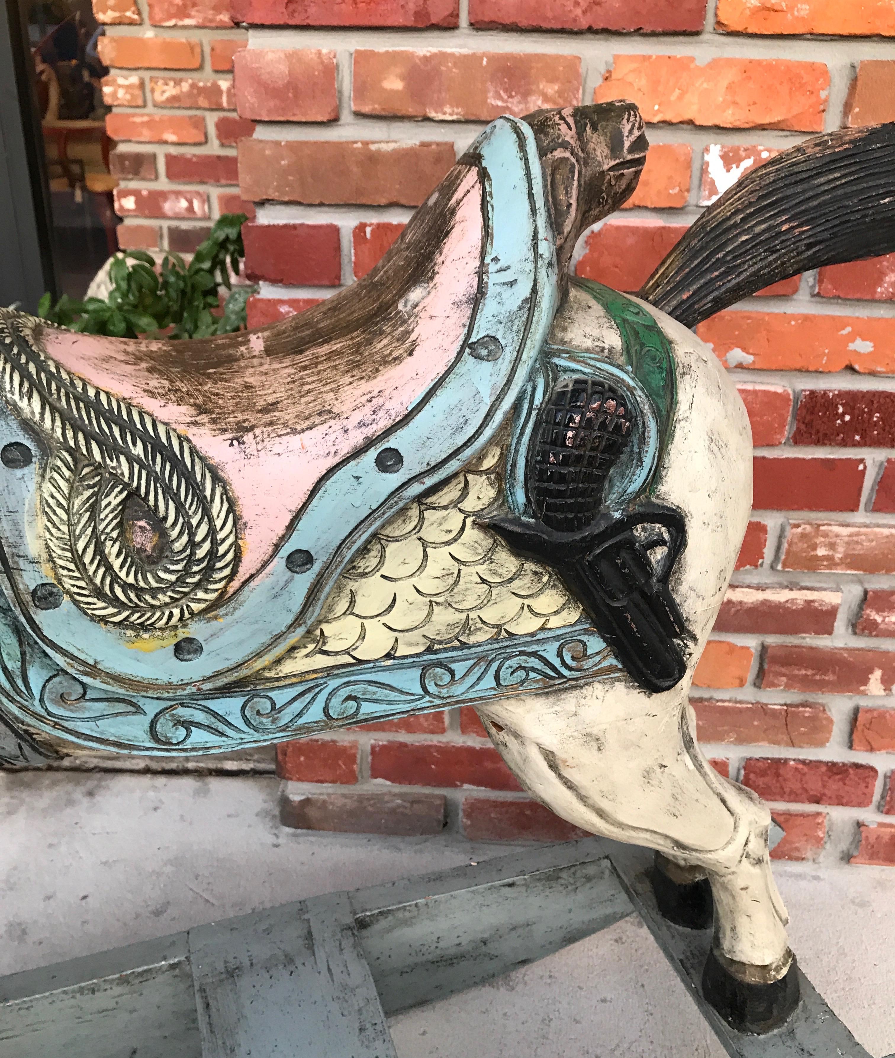 Folk Art Rocking Horse 1