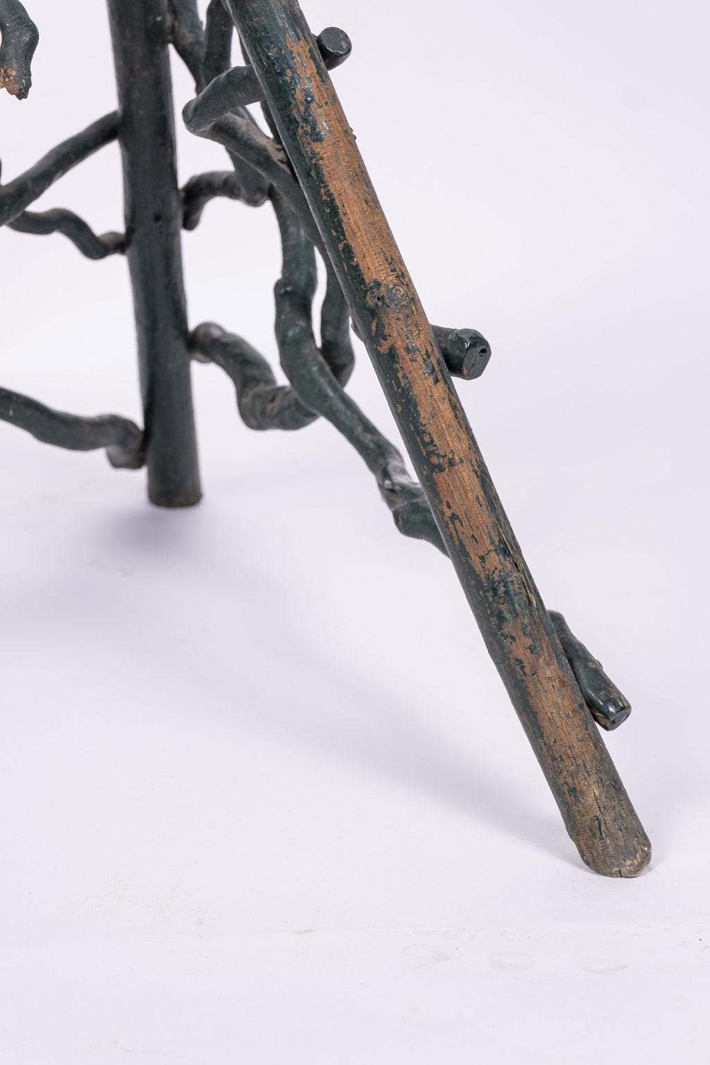 Folk Art Root and Twig Stand 8