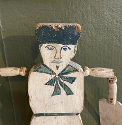 Folk Art Sailor Boy Whirligig, circa 1900