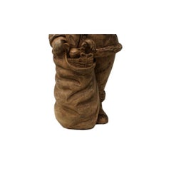 Folk Art Santa Claus Hand Carved Wood