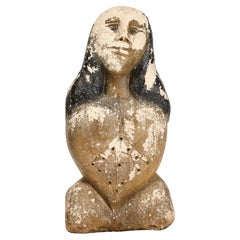 Folk Art Sculpture of a Woman