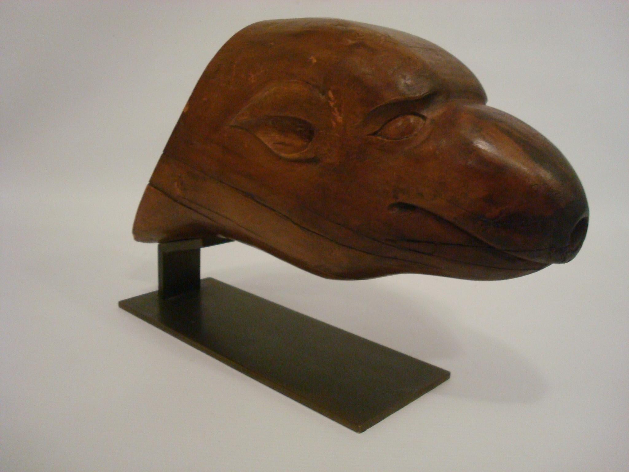Sculpture d'art populaire représentant la tête d'un phoque, Amérique du Sud, années 1930 en vente 2