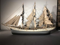 Folk Art Ship Model