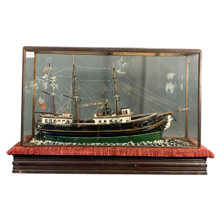 Modèle de bateau à vapeur d'artisanat