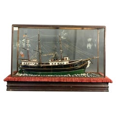 Modèle de bateau à vapeur d'artisanat