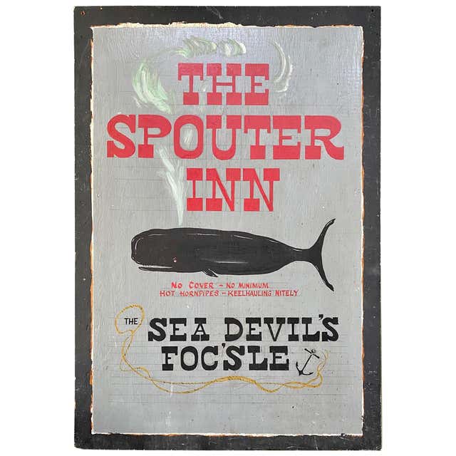Vintage Wooden Pub Signs - For Sale on 1stDibs