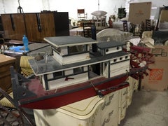 Folk Art Steamship of Large-Scale