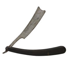 Folk Art Straight Razor Trade Sign