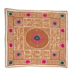 Folk Art Suzani Embroidery from 1970s, Uzbekistan