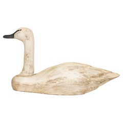Folk Art Swan Carving