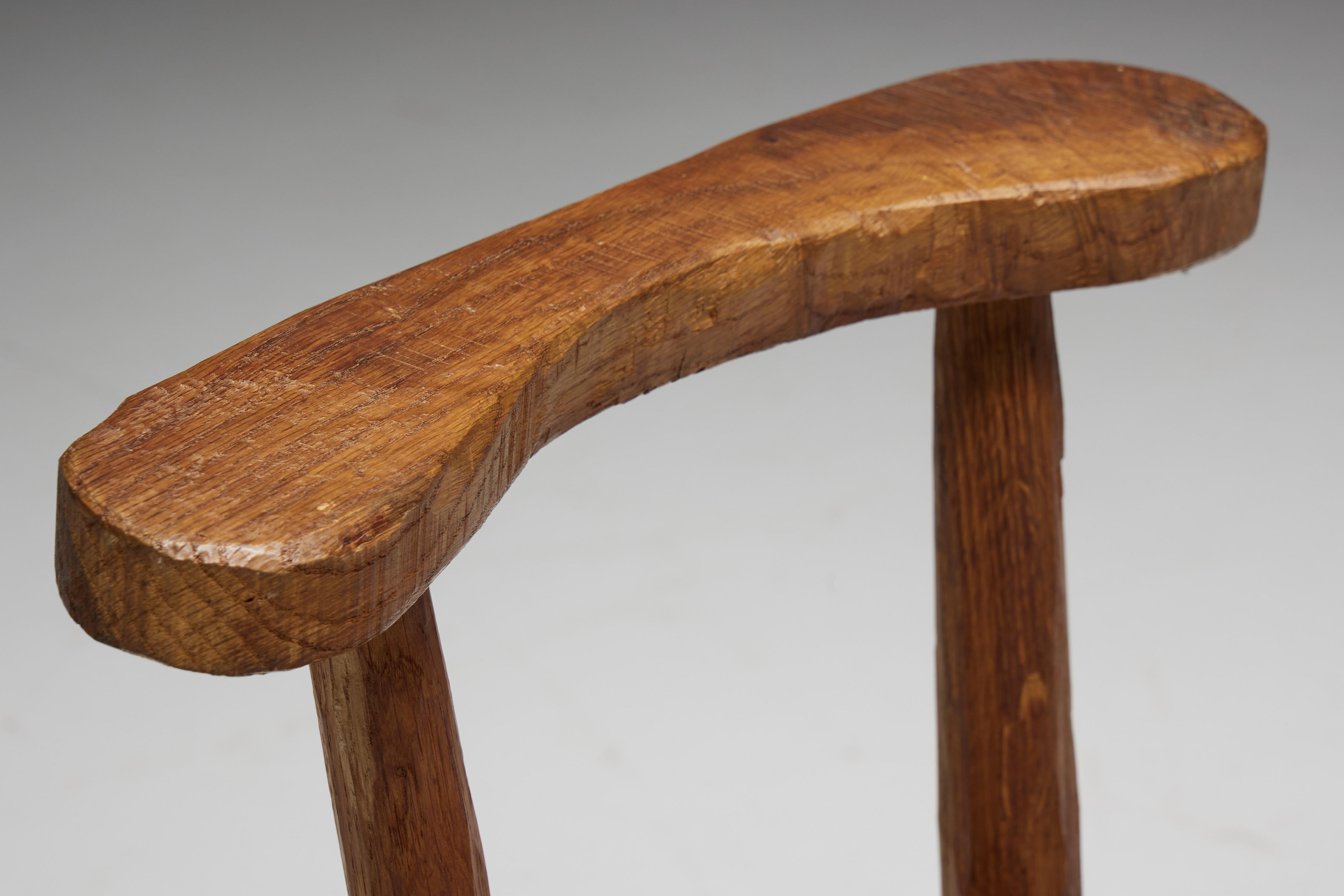 Folk Art Wabi Sabi Chair, France, 19th Century In Excellent Condition For Sale In Antwerp, BE