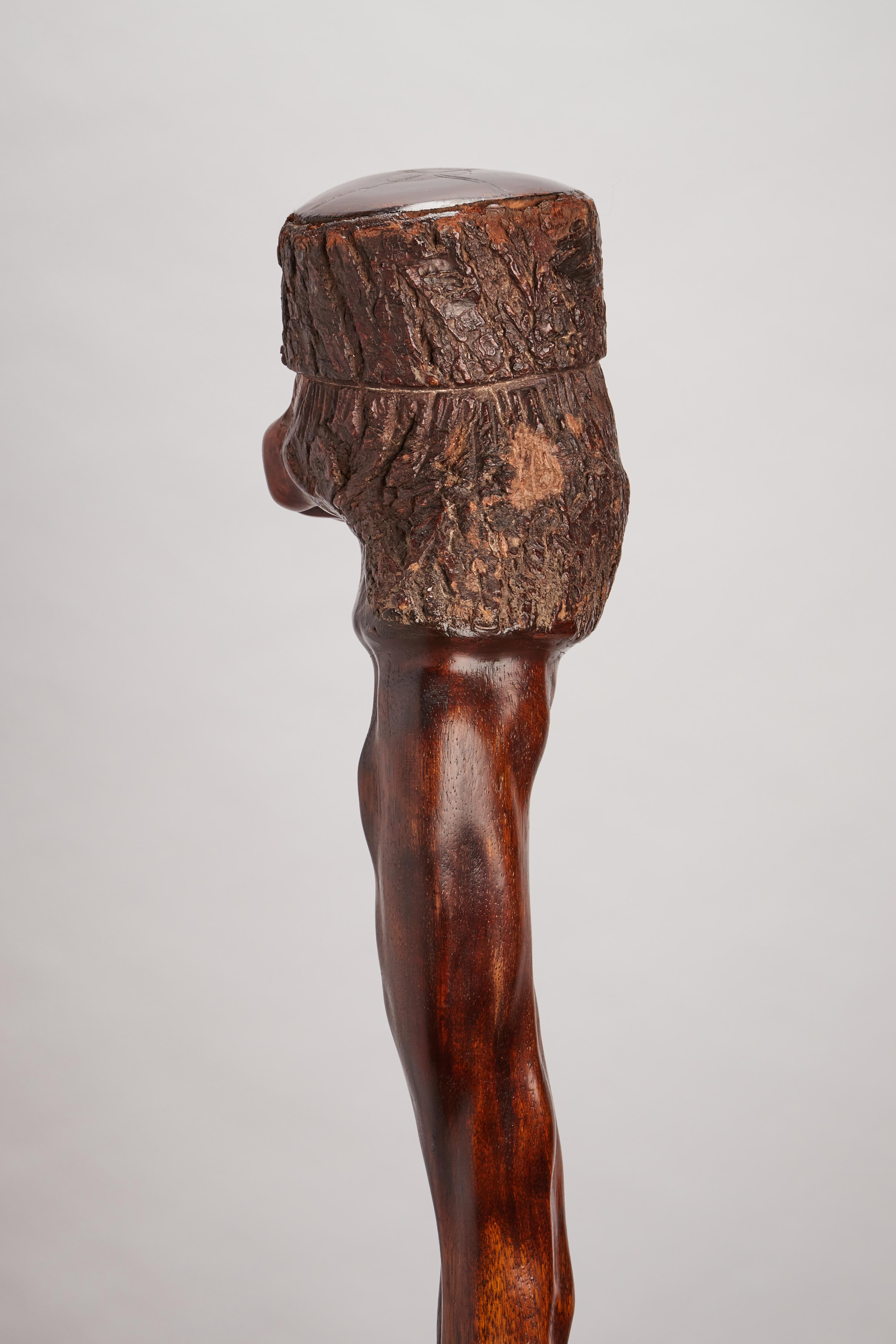 Folk Art Walking Stick, England, 1850 In Excellent Condition In Milan, IT