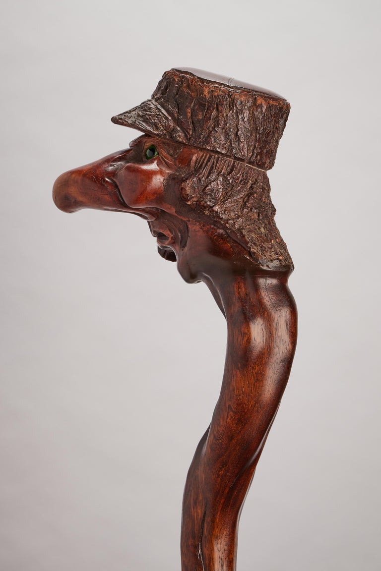 Folk Art Walking Stick, England, 1850 at 1stDibs
