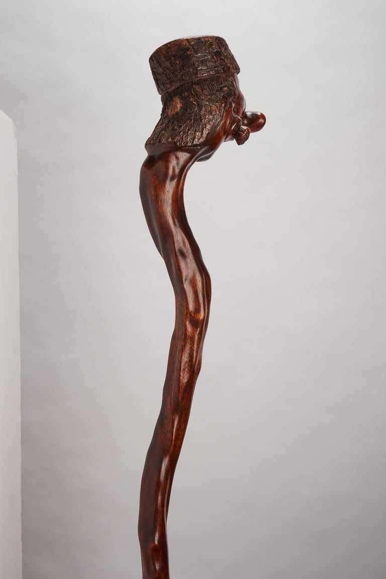 Folk Art Walking Stick, England, 1850 at 1stDibs