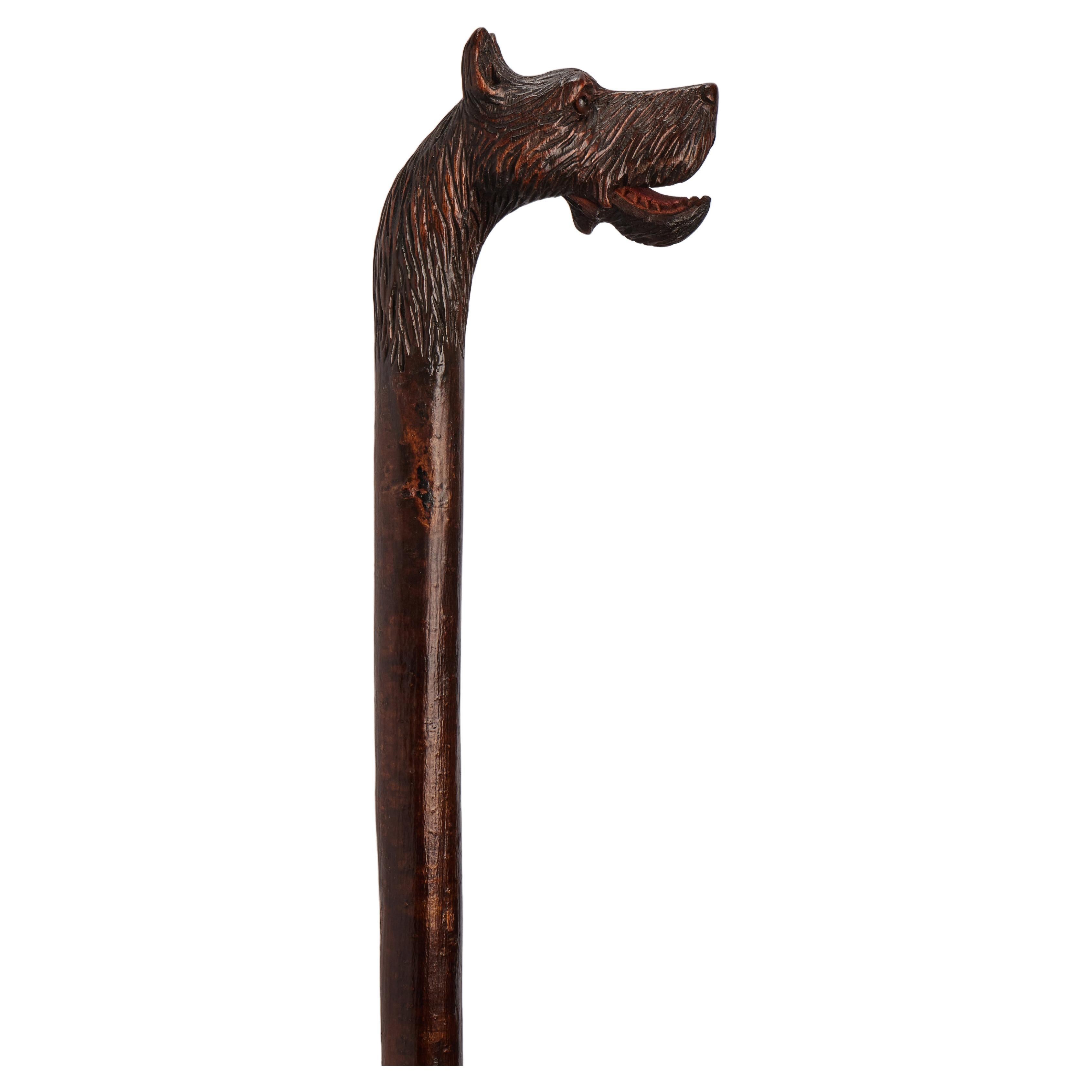 Bastone da passeggio folkloristico, Germania, 1890