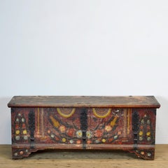 Folk Art Wedding Chest, Anno 1905