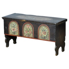 Folk Art Wedding Chest, circa 1850