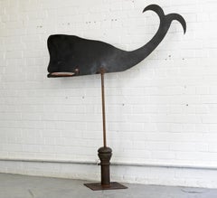 Folk Art Whale Weathervane, circa 1950s