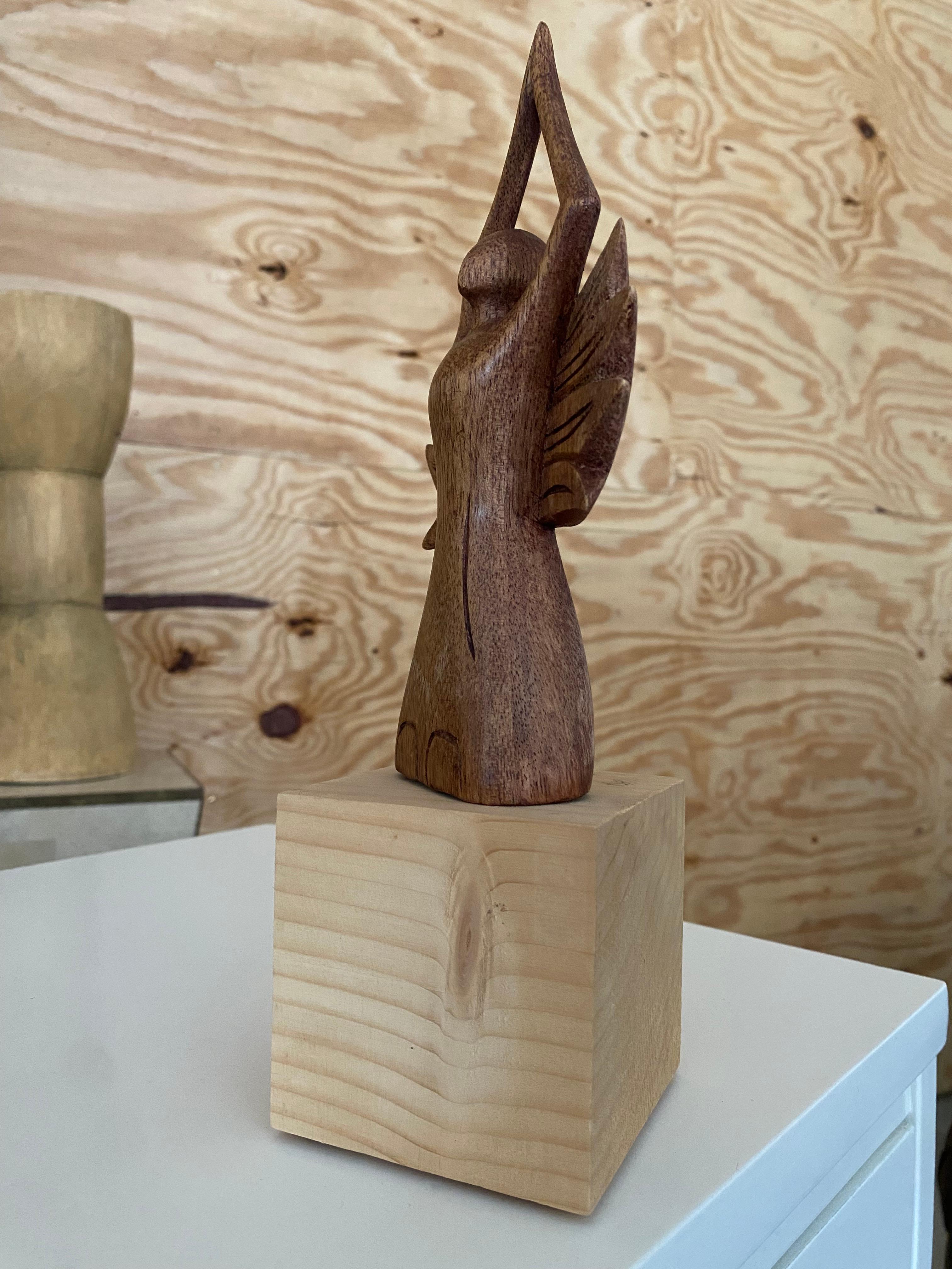 Scultura figurativa alata di arte popolare in vendita 6