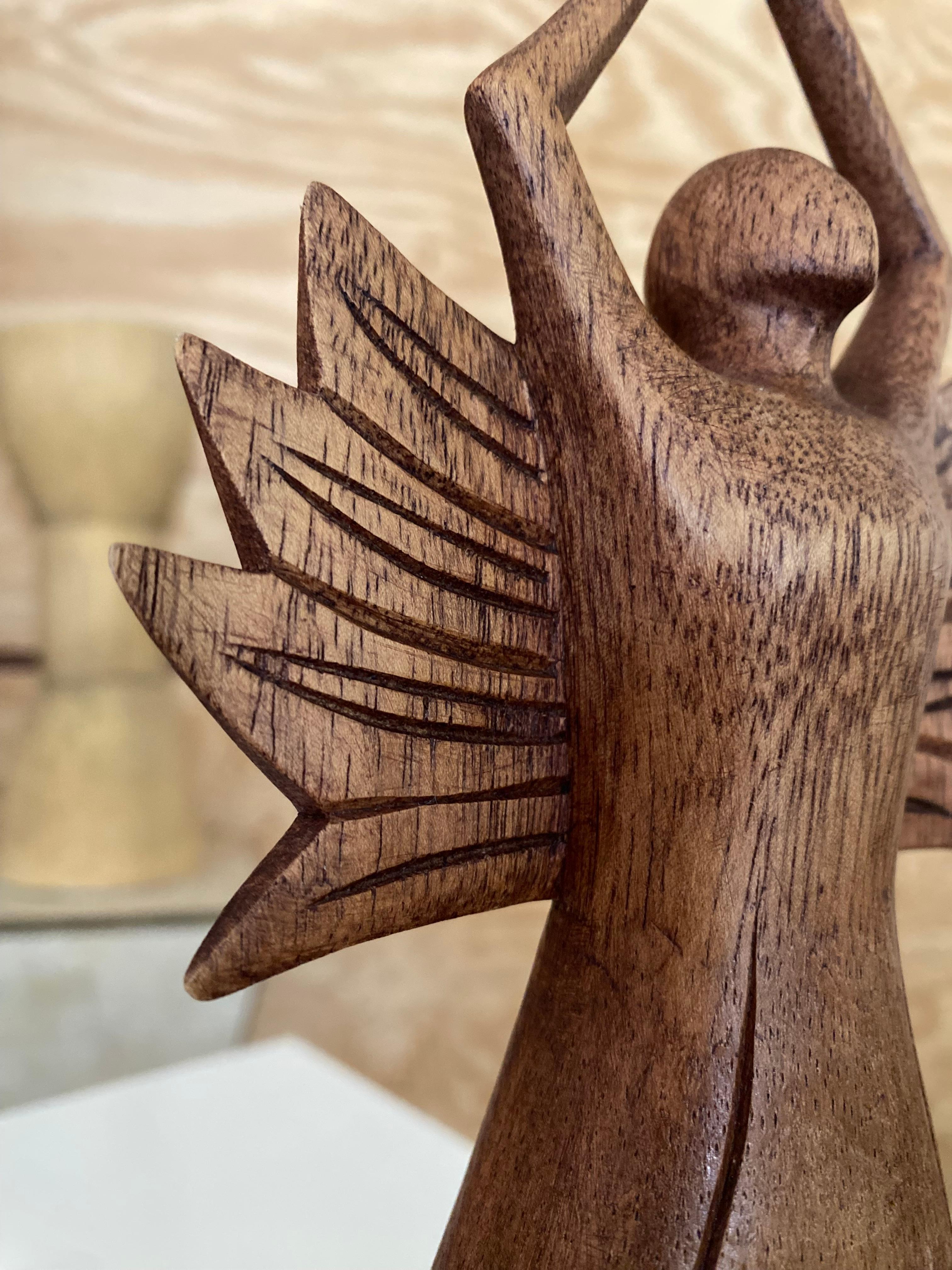 XX secolo Scultura figurativa alata di arte popolare in vendita