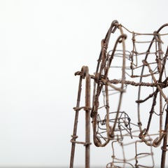 Folk Art Wirework Ferris Wheel, Early 20th Century, Naive Primitive, Fairground