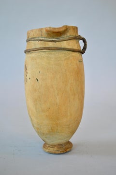 Folk Art Wooden Jar