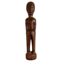 Sculpture artisanale en bois, États-Unis, seconde moitié du XIXe siècle.