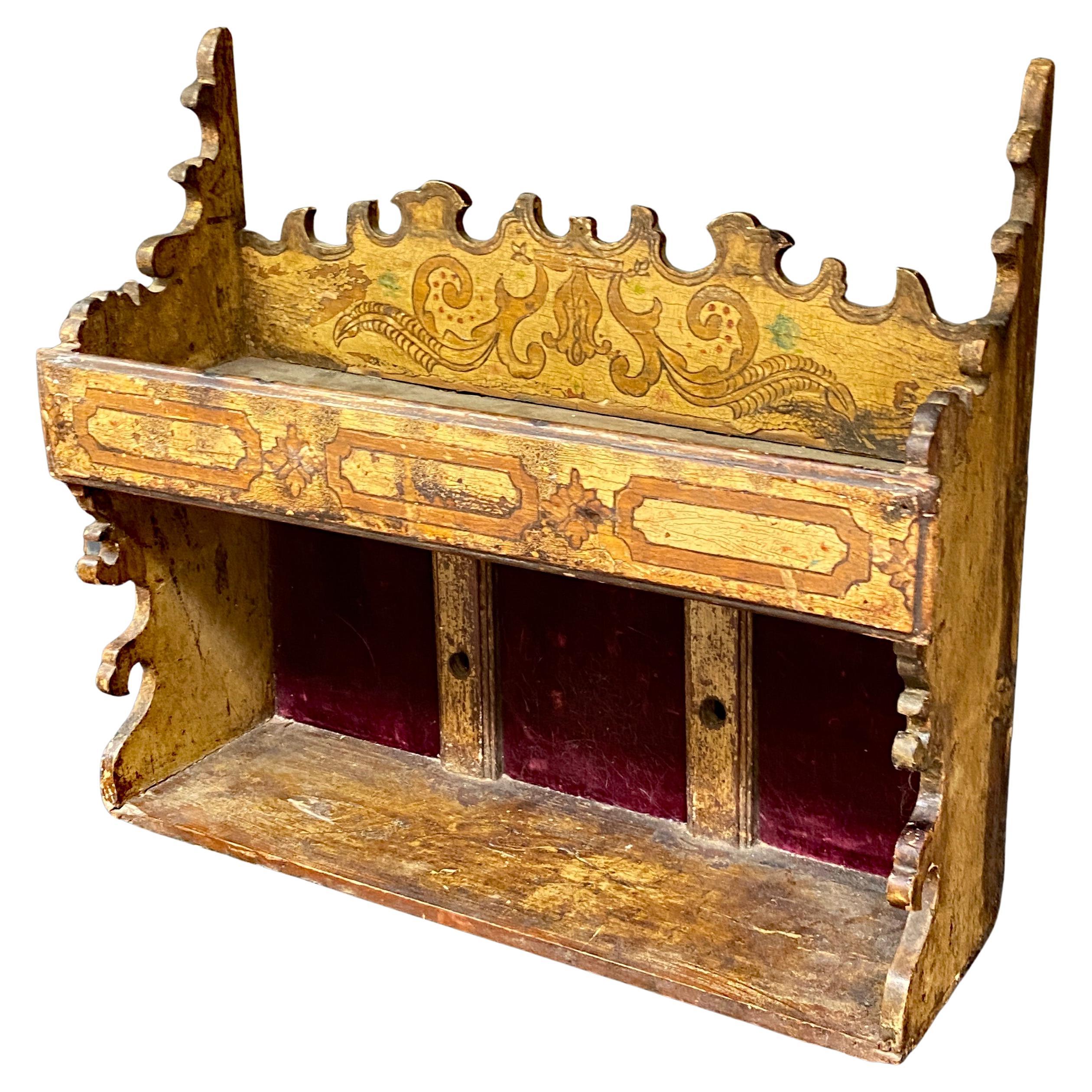 Volkskunstwerk, Regal CIRCA 1900 im Angebot