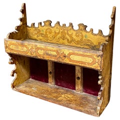 Folk Art Work, Shelf Circa 1900