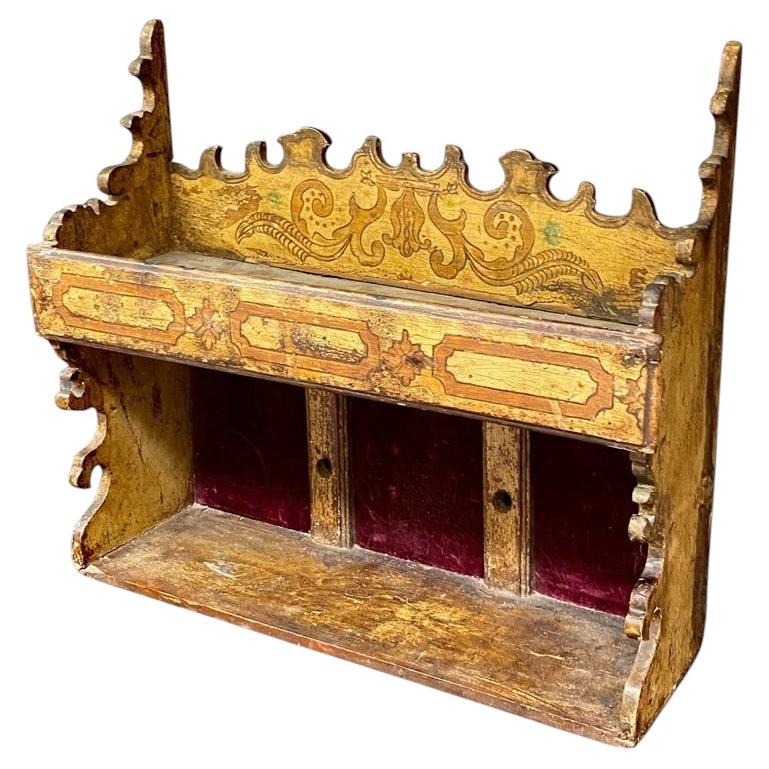 Folk Art Work, Shelf Circa 1900