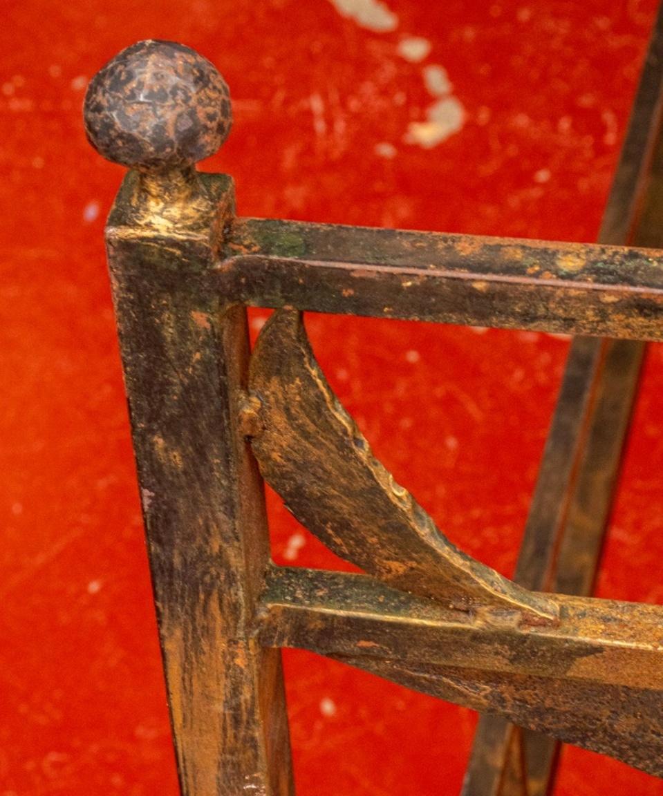 Folk Art Wrought Iron Bed 2