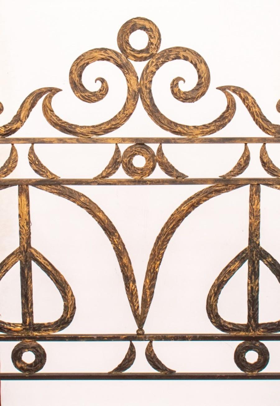 Folk Art Wrought Iron Bed 3