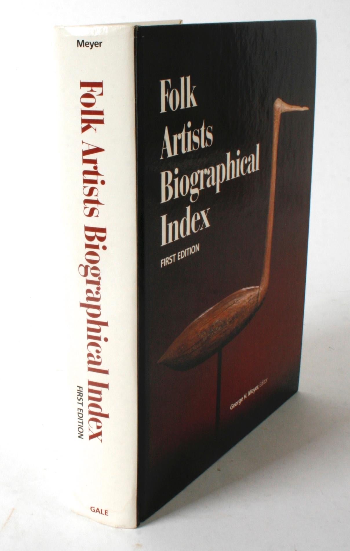 Folk Artists Biographical Index. Detroit: Book Tower, 1987. First edition hardcover. 496 pp. Guide to over 200 published sources of information on approximately 9,000 American folk artists from the 17th century to the present, including brief