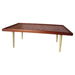Folk Arts Low Side / Breakfast Matchsticks Table by Thomas McAulay 1971