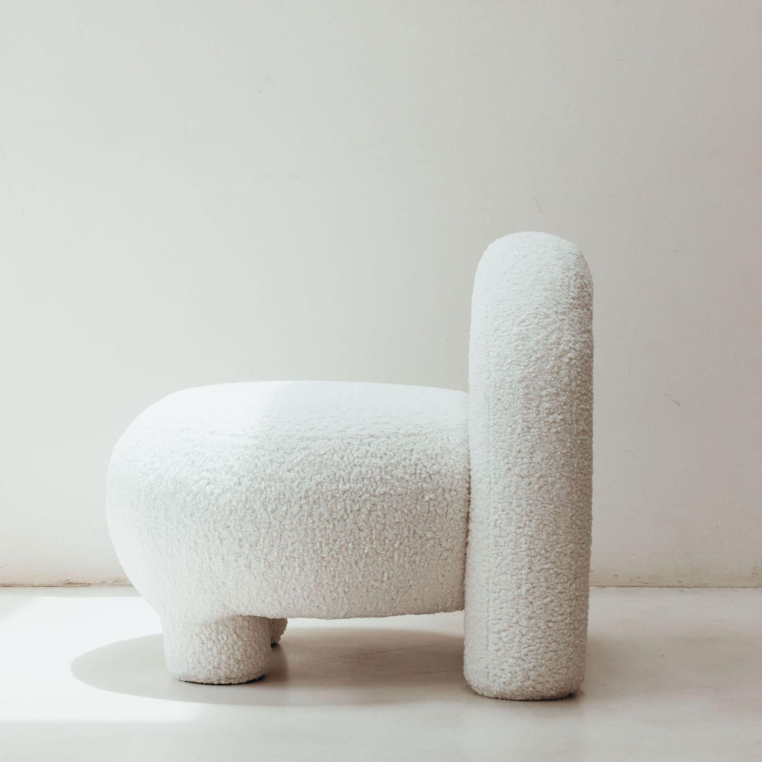 Other Folk Poufchair by David Del Valle For Sale
