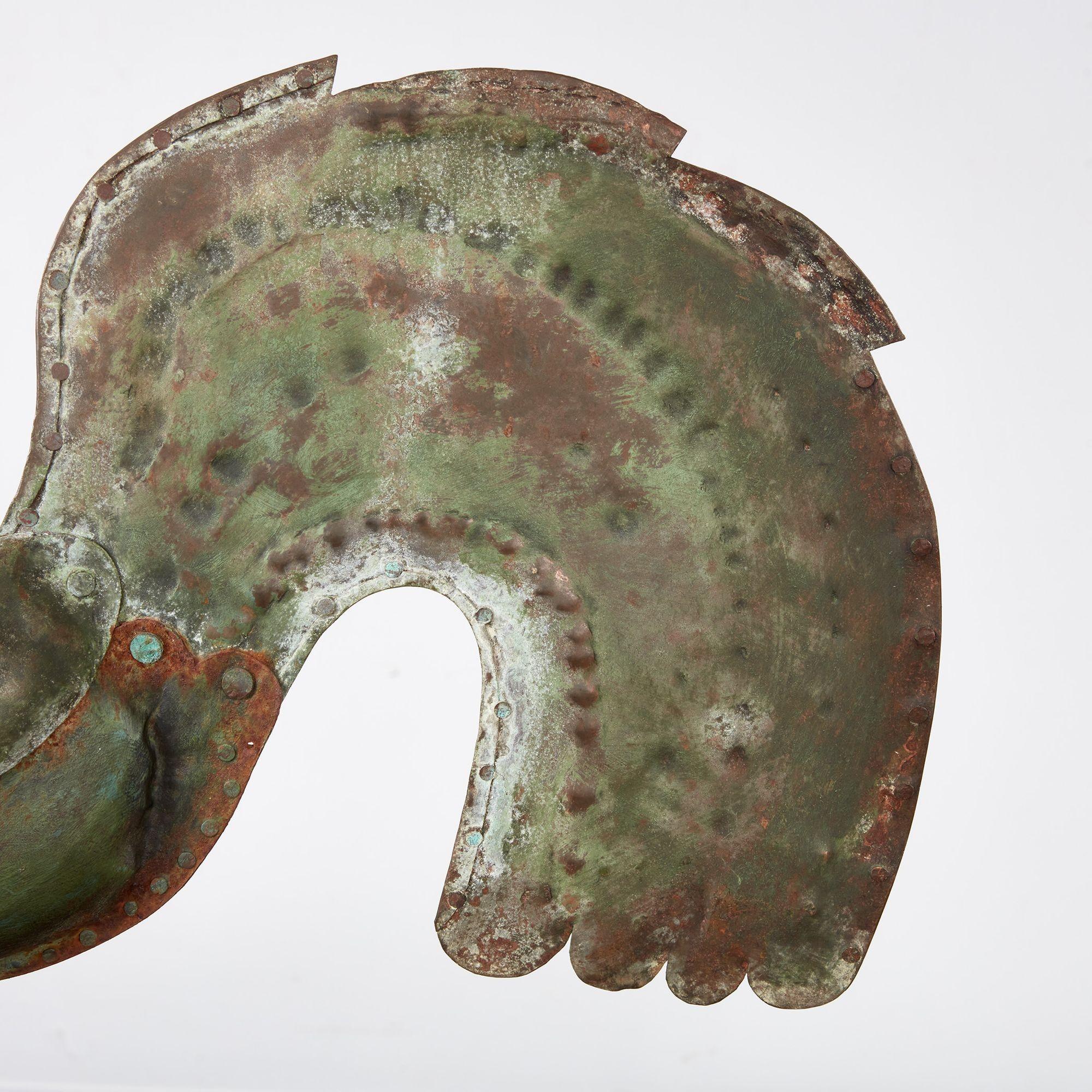 Late 19th Century Folk Rooster Weathervane For Sale