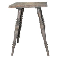 Folk Small Side Table, circa 1910s, 2 Set