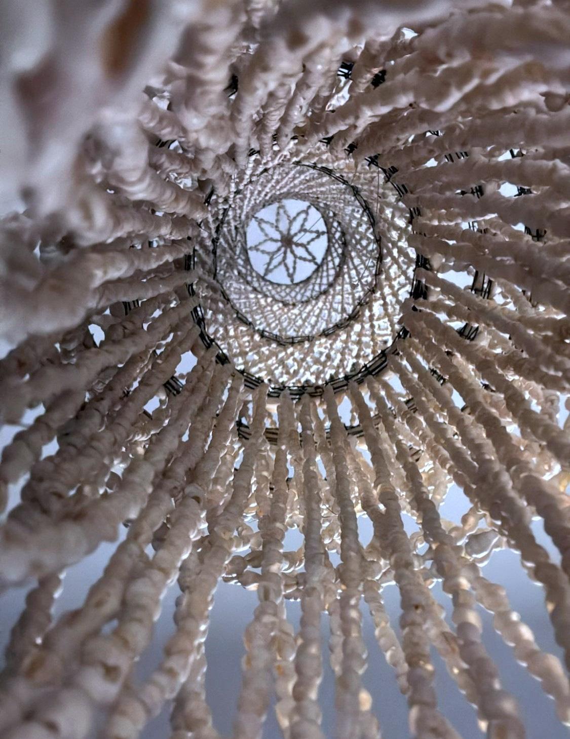 Folk Style Filipino Hanging Talisman Or Outdoor Chandelier For Sale 8